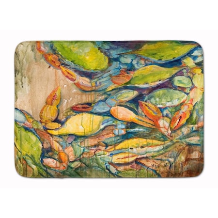 Carolines Treasures Jubilee Blue Crab Machine Washable Memory Foam Mat JMK1102RUG